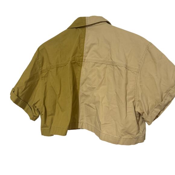 Zara Bloggers Overshirt Medallion Cropped Jacket Embroidered Patches Women XL - Picture 12 of 12